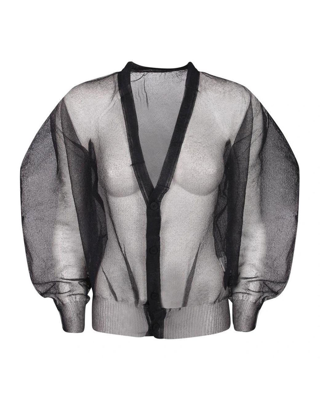Issey Miyake Gray Cardigans