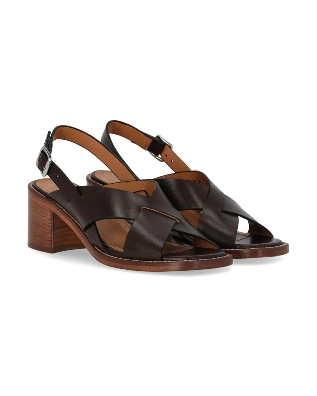Guglielmo Rotta Brown High Heel Sandals