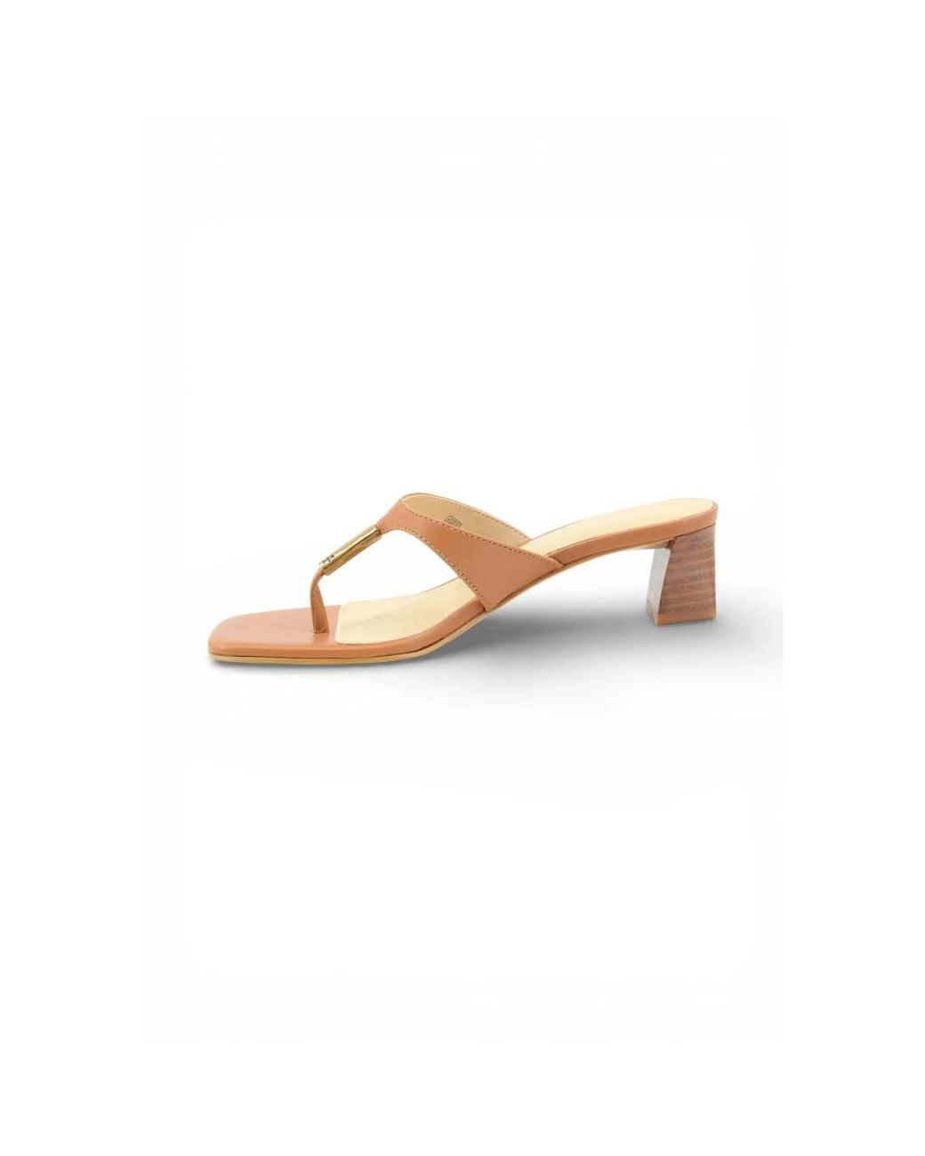 Guess Brown Heeled Mules