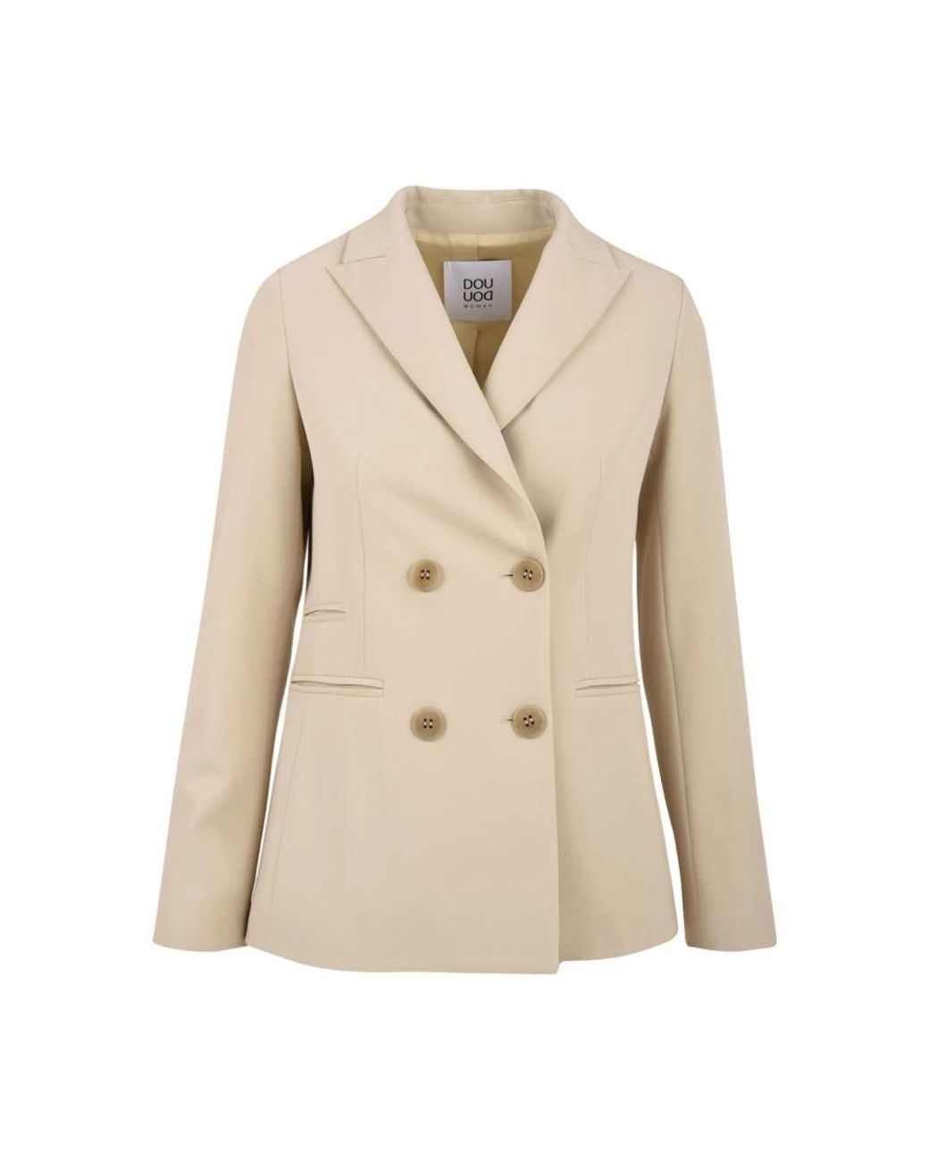 Douuod Woman Natural Blazers