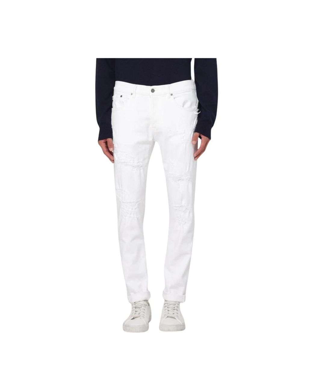 Dondup Blue Slim Fit Jeans for men