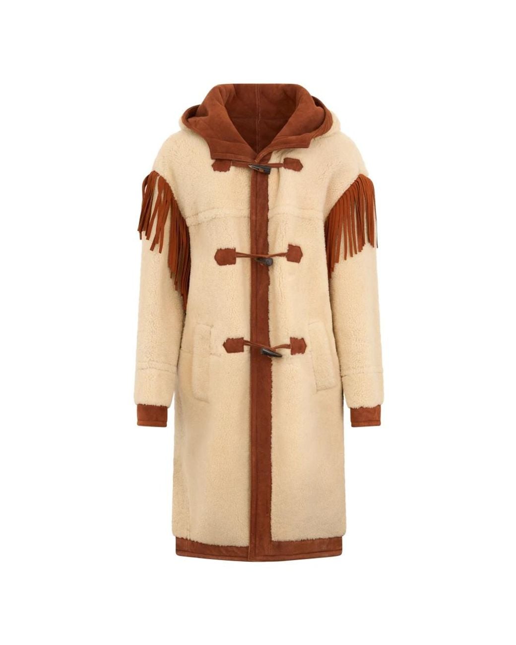 Philosophy Di Lorenzo Serafini Natural Faux Fur & Shearling Jackets