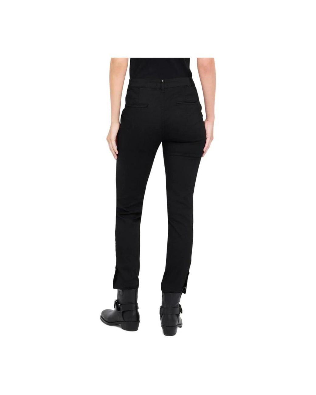 Liu Jo Black Slim-Fit Trousers