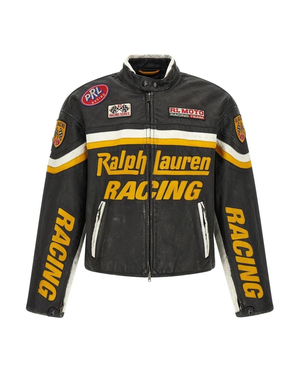 Polo Ralph Lauren Black Leather Jackets for men