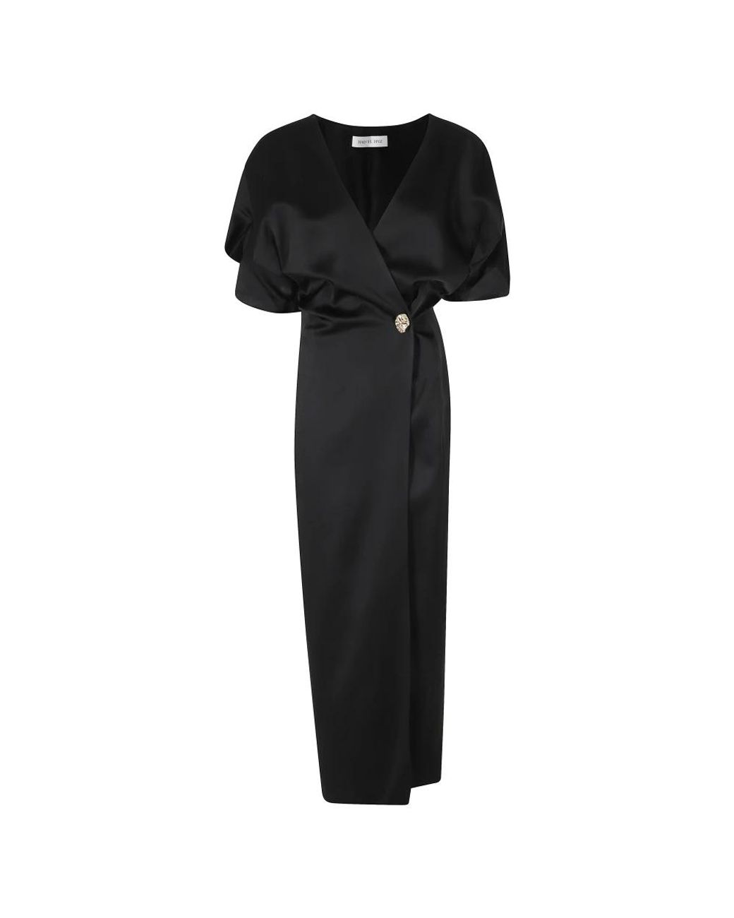 Raquel Diniz Black Wrap Dresses