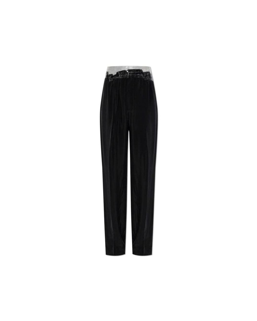 Maison Margiela Black Wide Trousers
