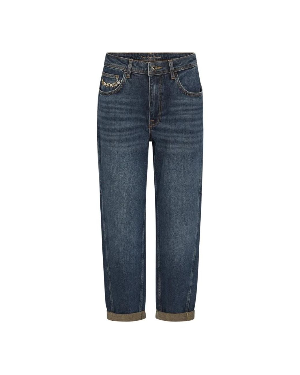 Mos Mosh Blue Loose Fit Jeans