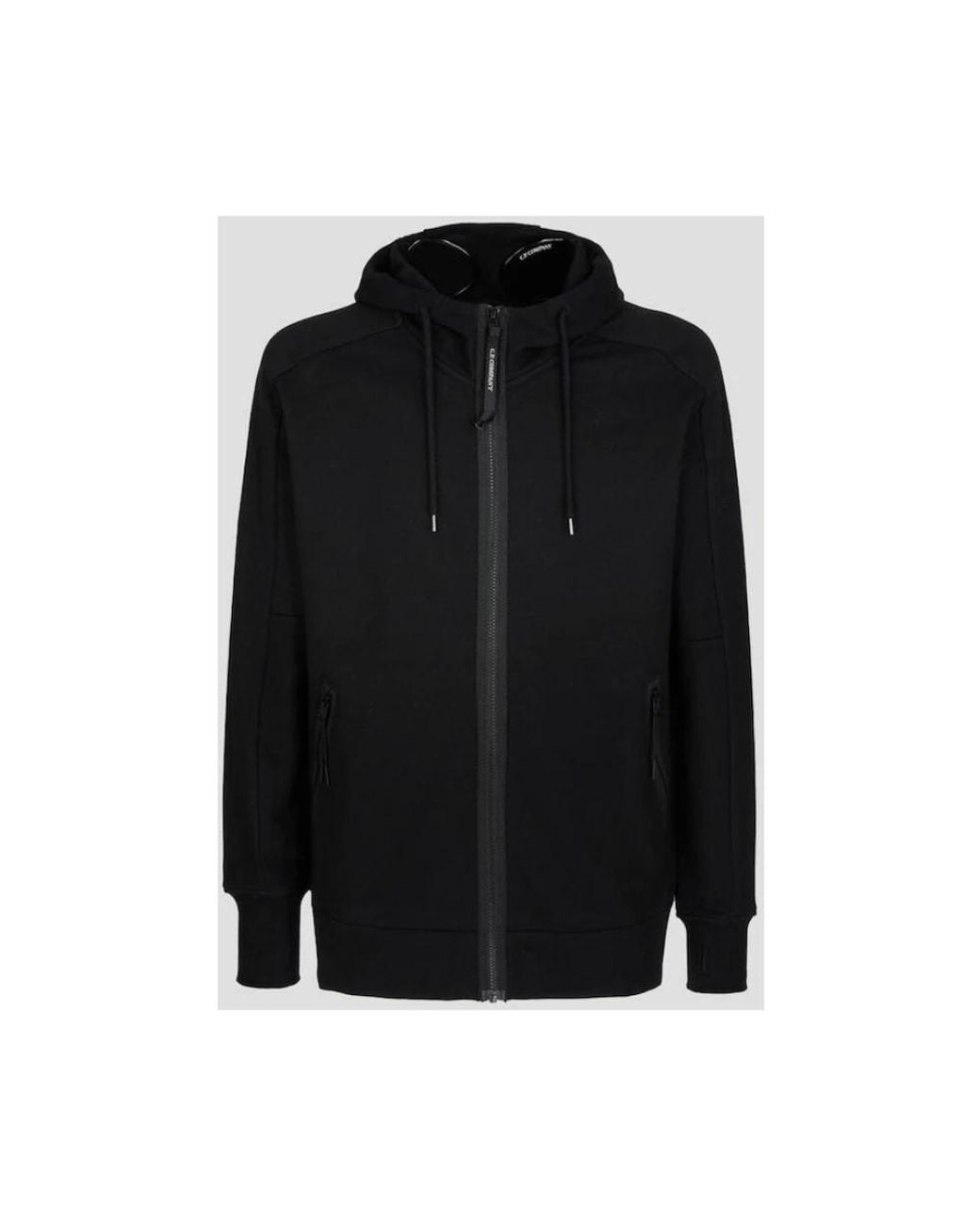 C P Company Black Zip-Throughs for men
