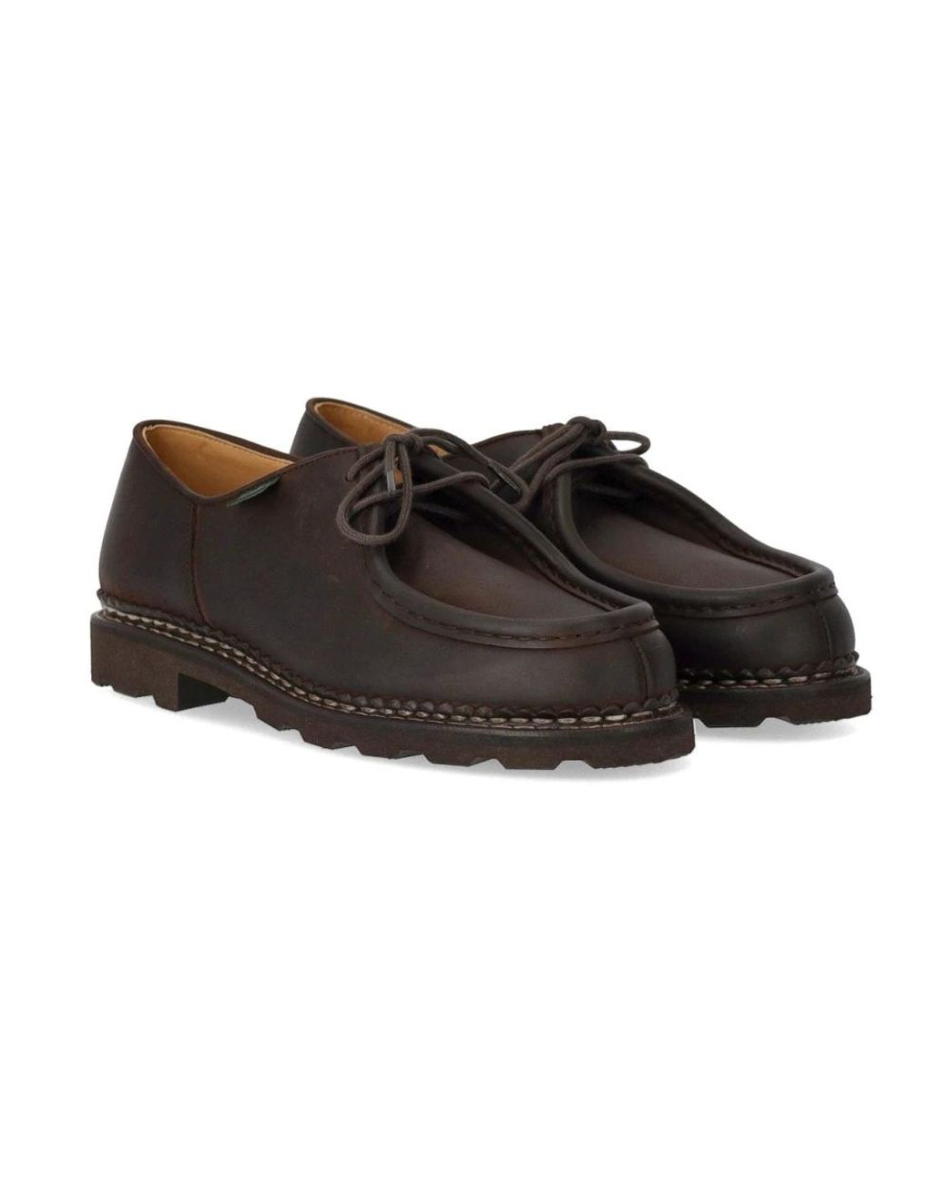 Paraboot Brown Laced Shoes for men