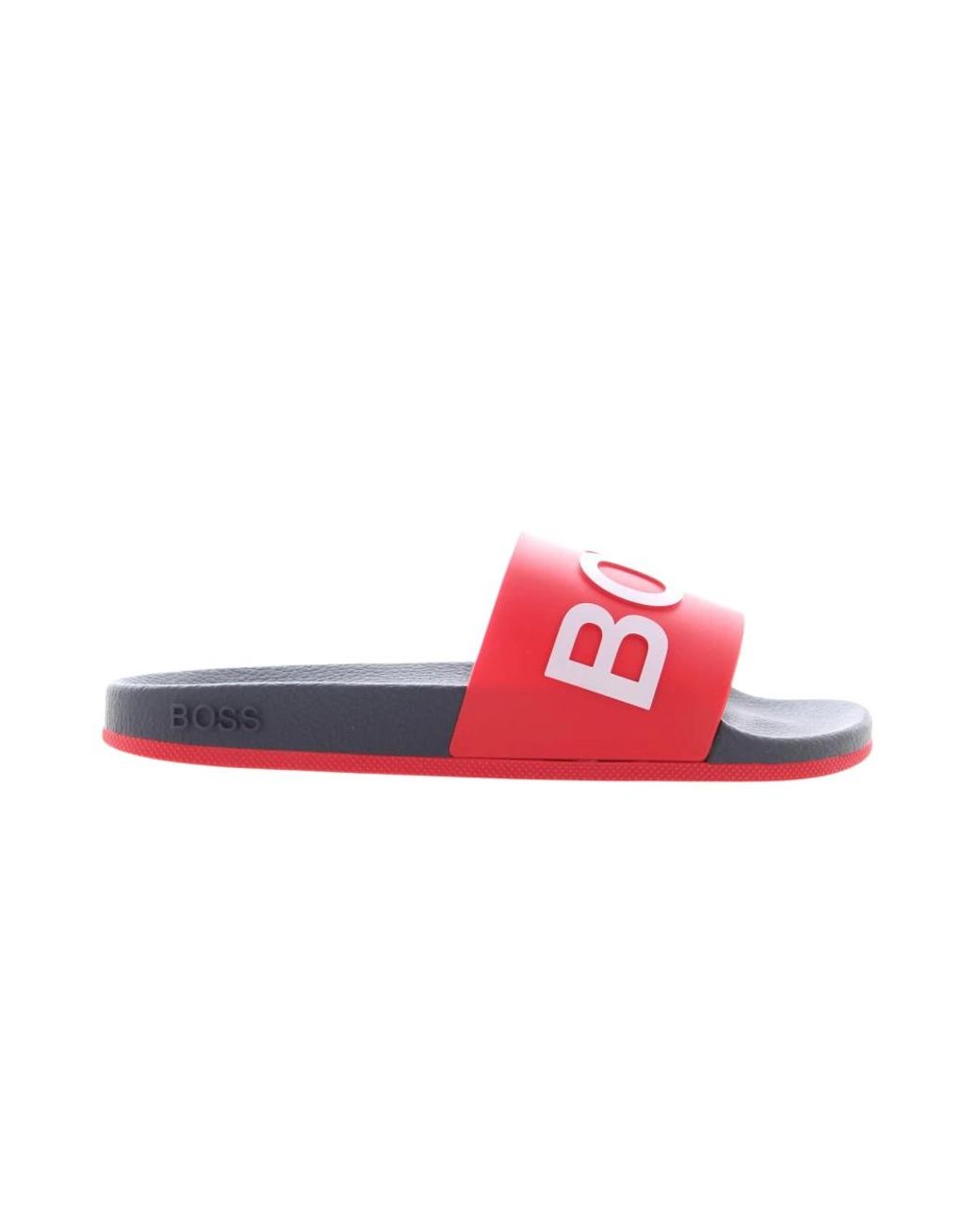 Hugo boss shop sliders pink