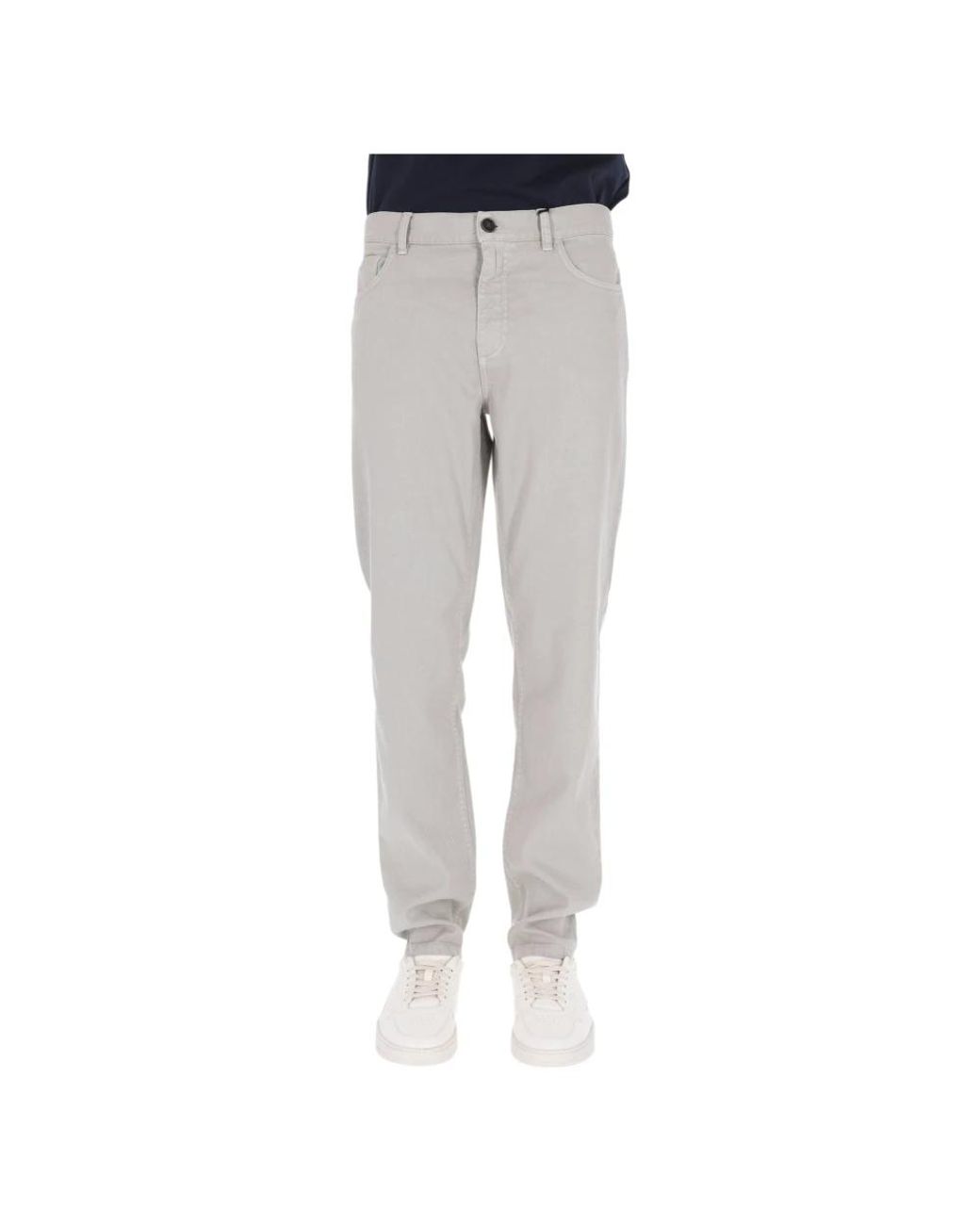 Zegna Gray Slim-Fit Jeans for men