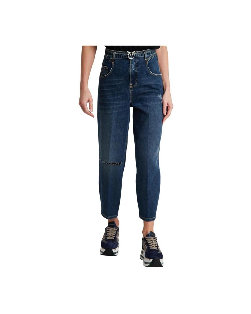 Pinko Blue Cropped Jeans