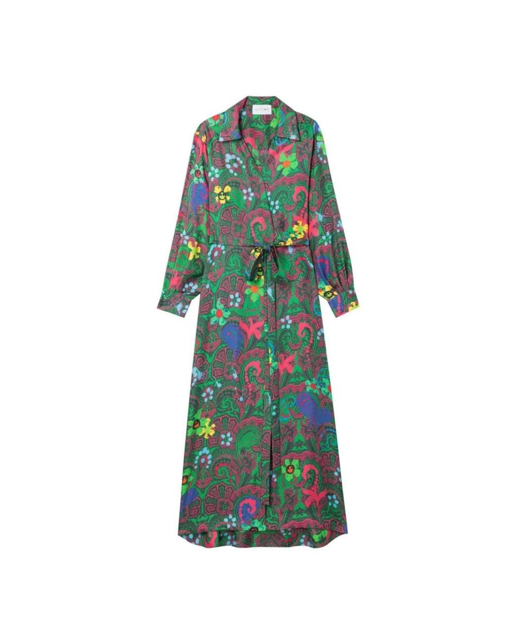 AZ FACTORY Green Wrap Dresses