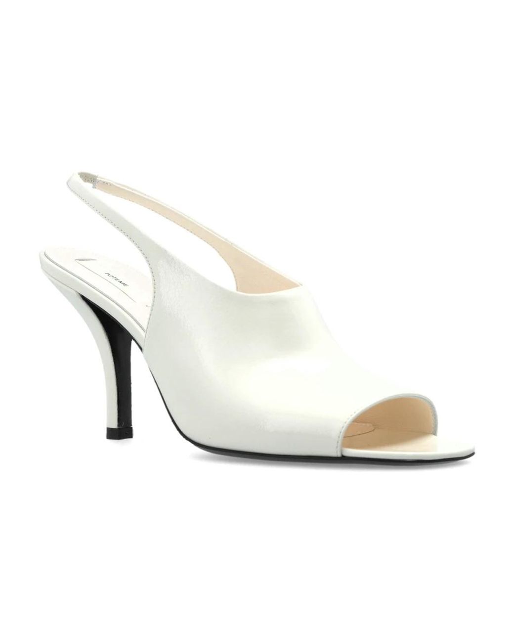 Totême White High Heel Sandals