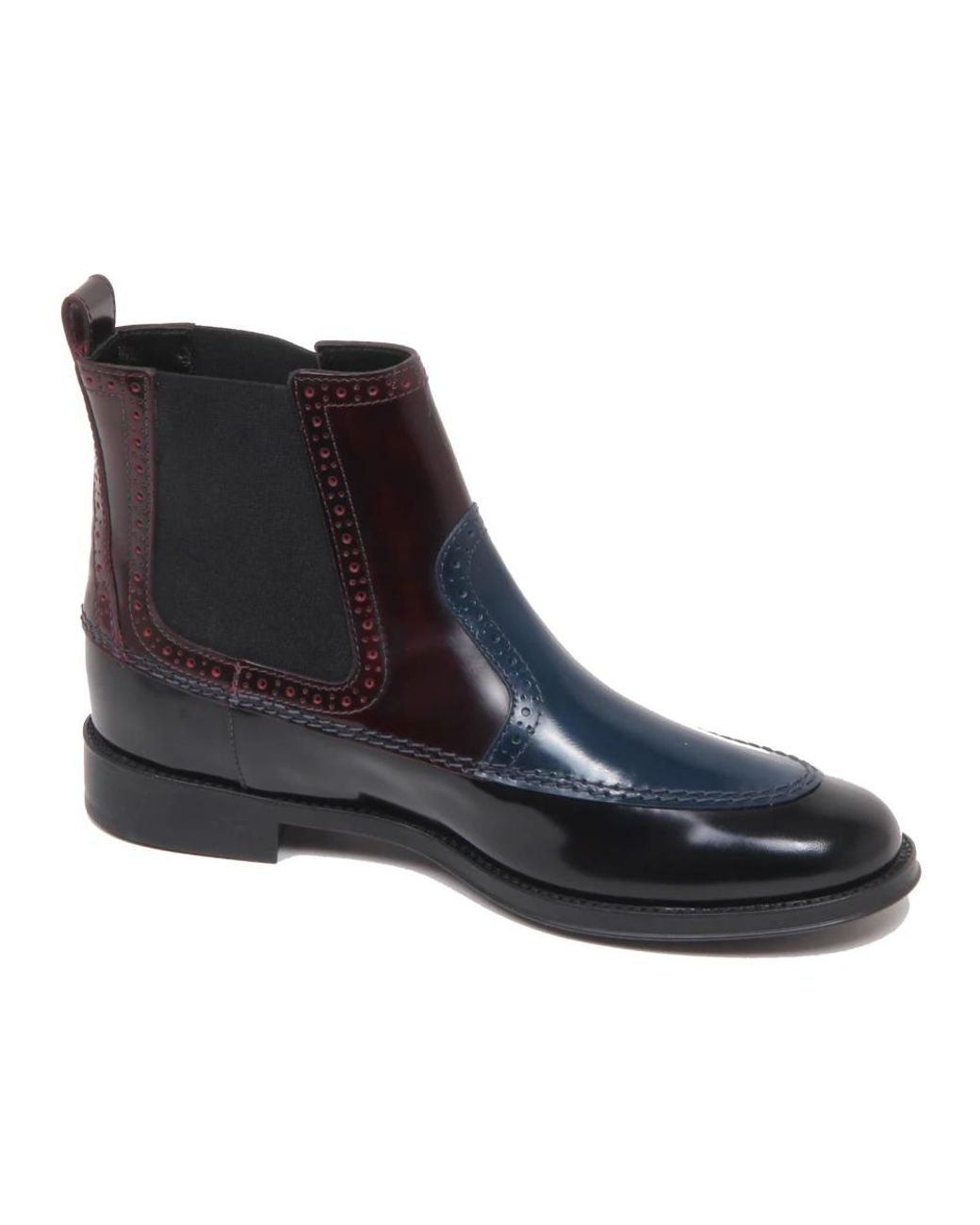 Tod's Blue Chelsea Boots