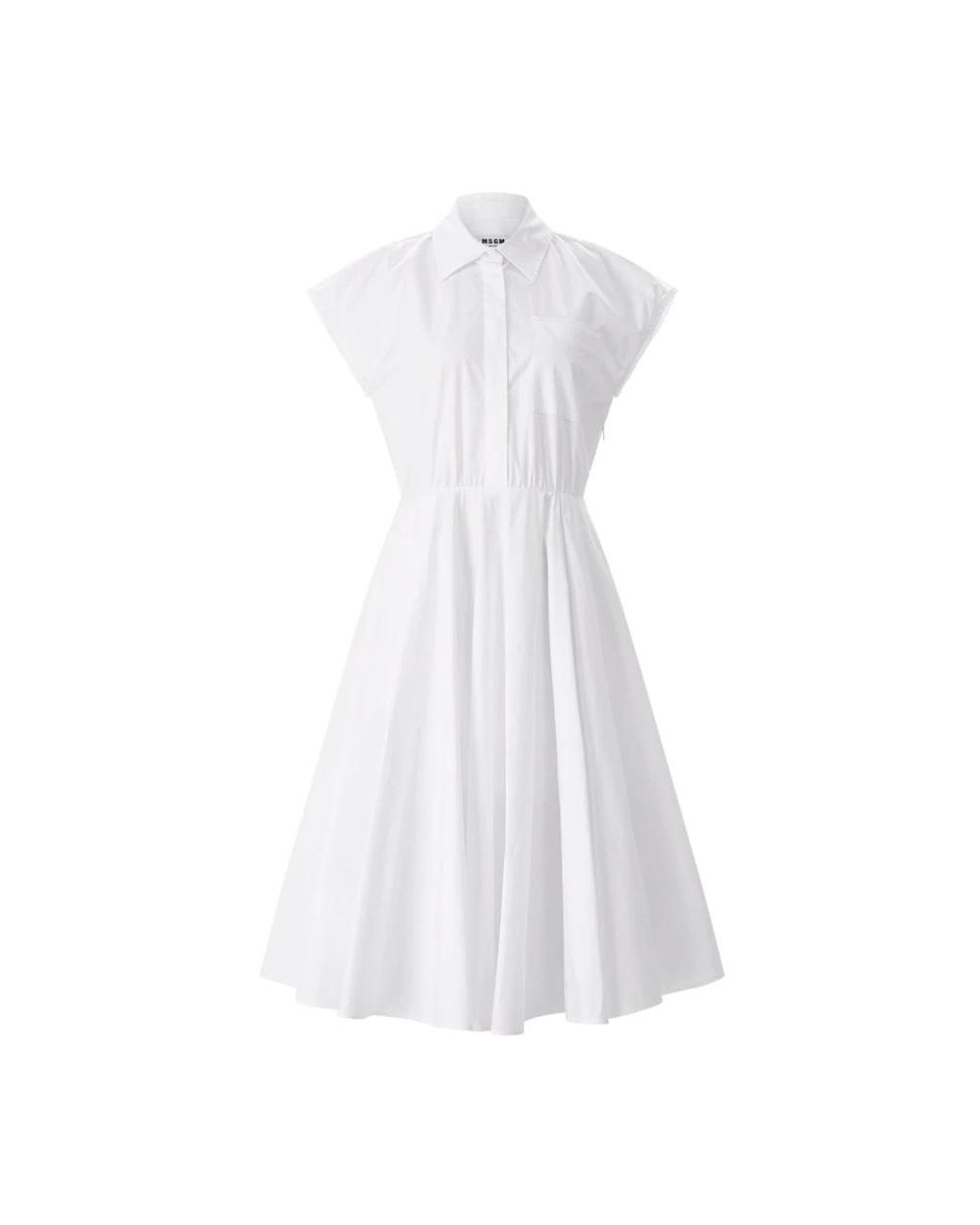 Shirt Dresses MSGM en coloris White