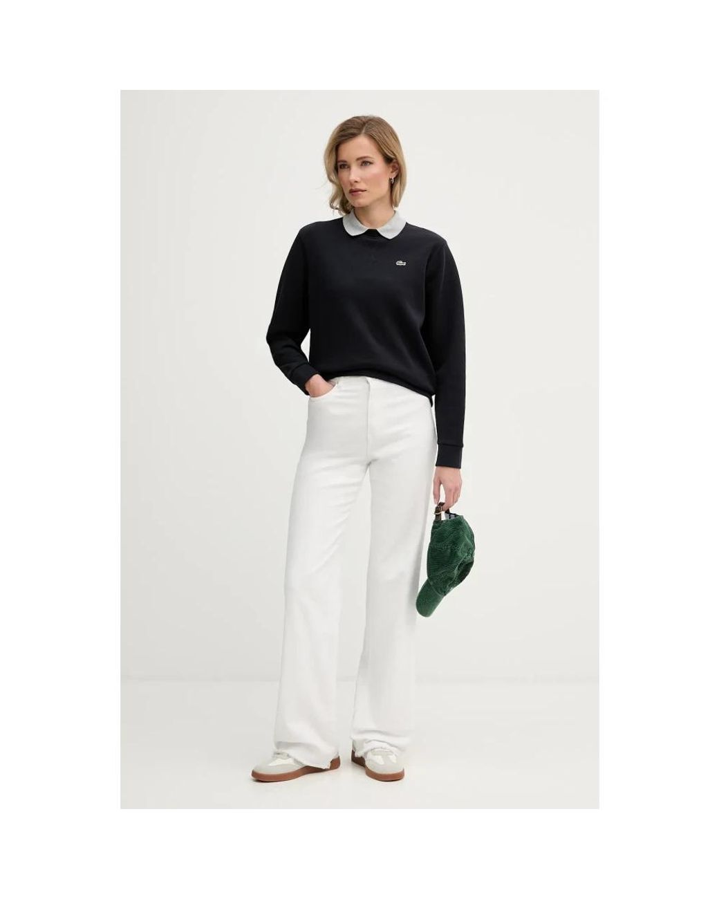 Sweatshirts Lacoste de color Black