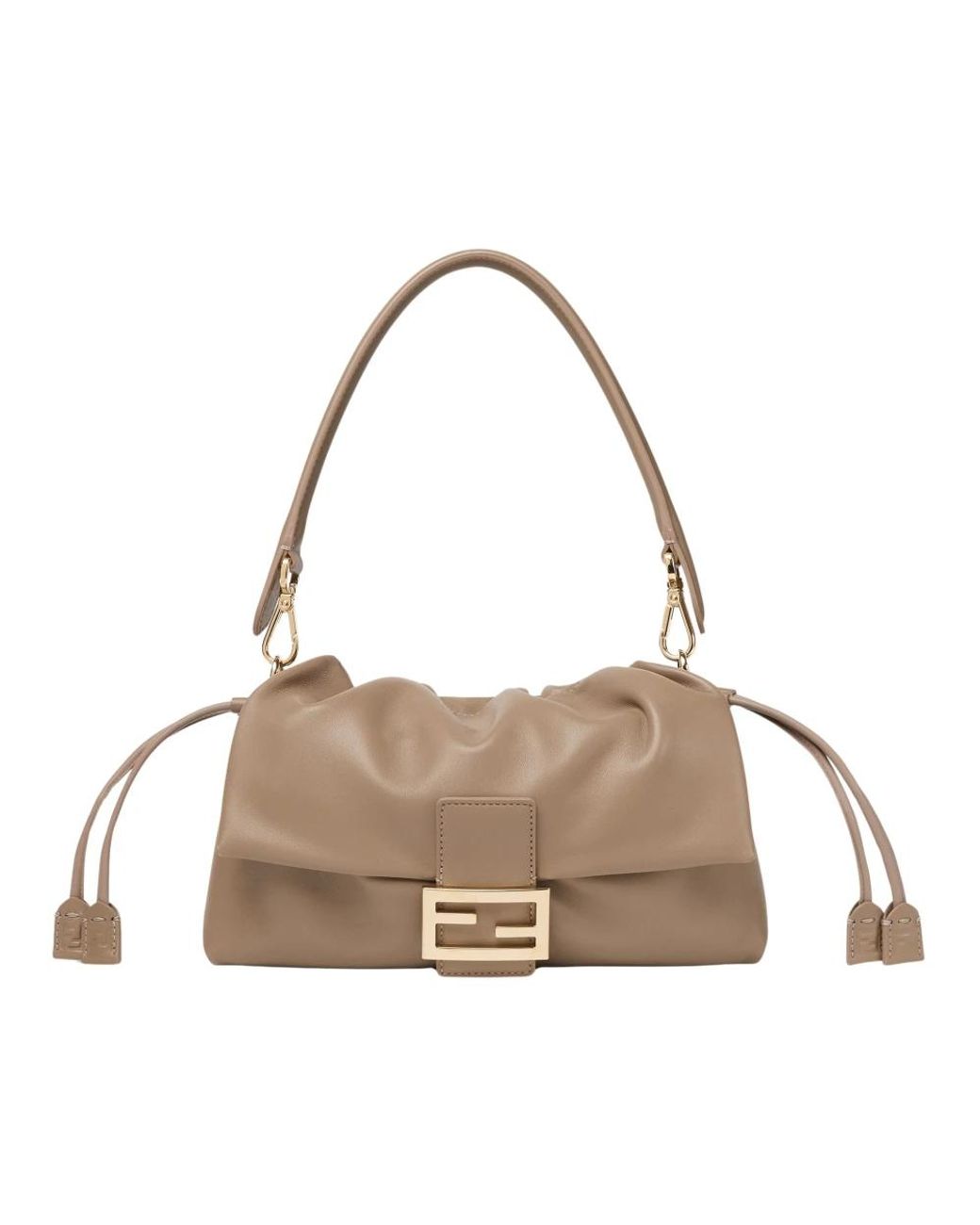 Fendi Natural Shoulder Bags