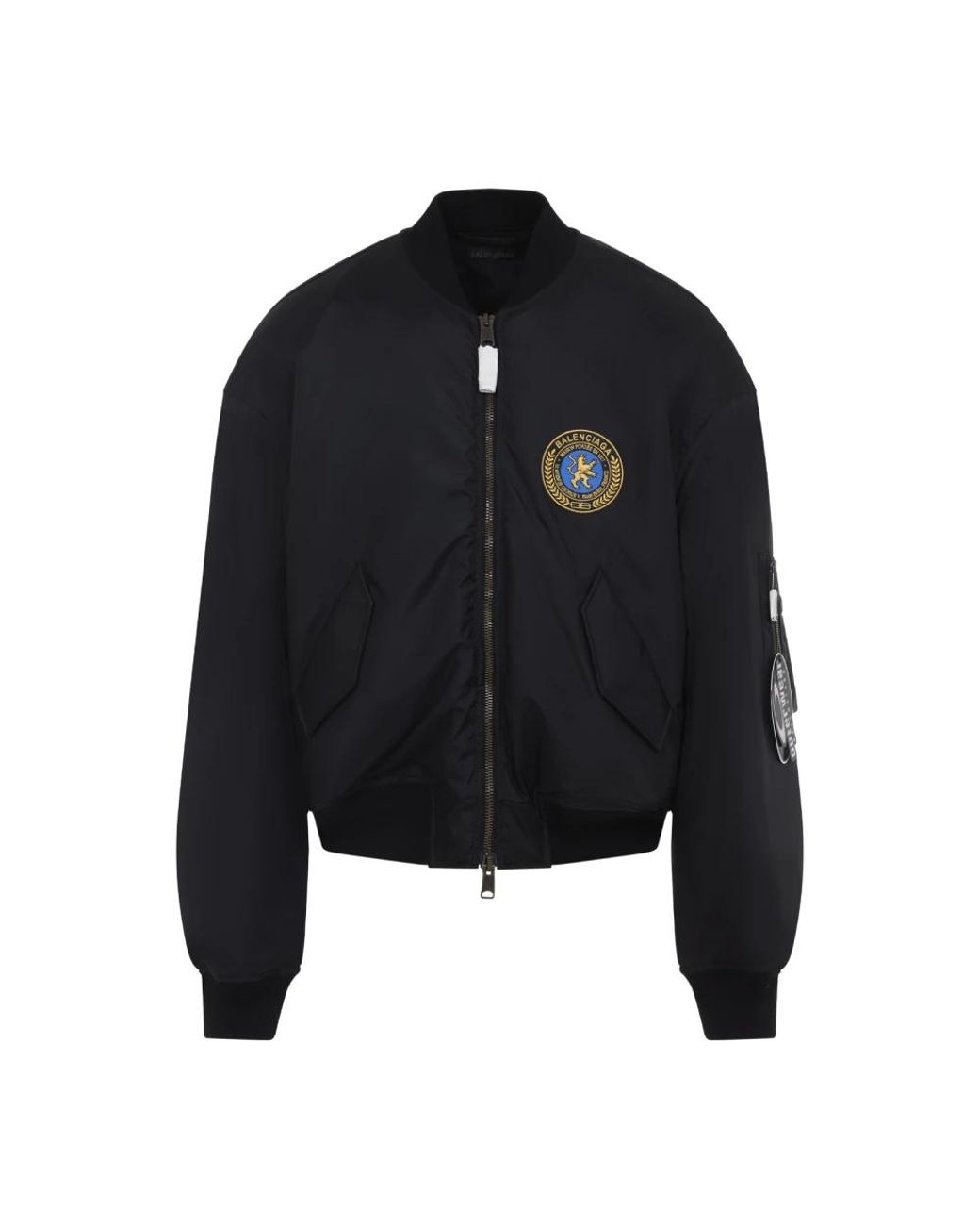 Balenciaga Black Bomber Jackets for men