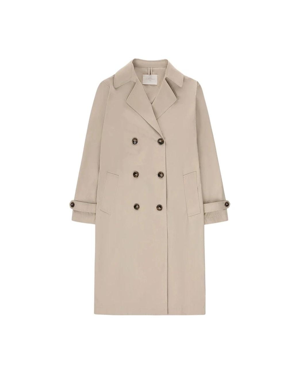 Circolo 1901 Natural Double-Breasted Coats