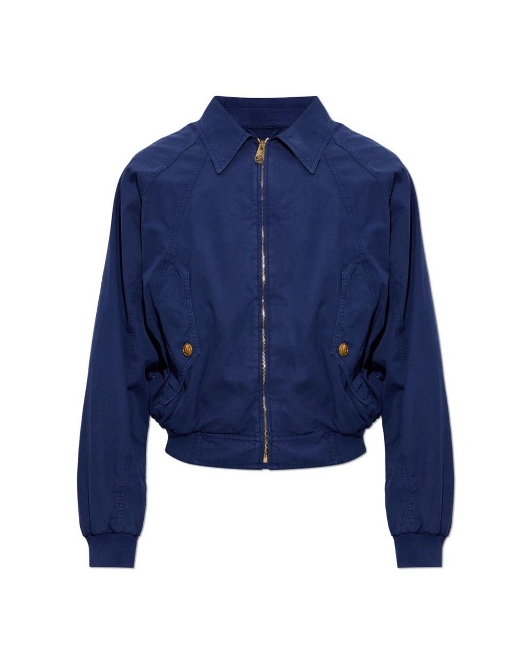 Versace Het Katoenen Jack in het Blue voor heren