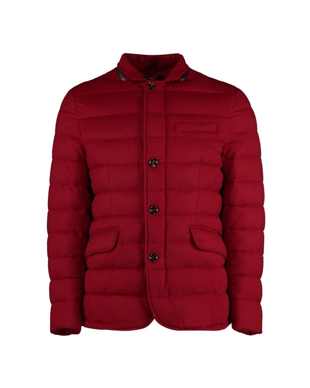 Moorer Red Down Jackets for men