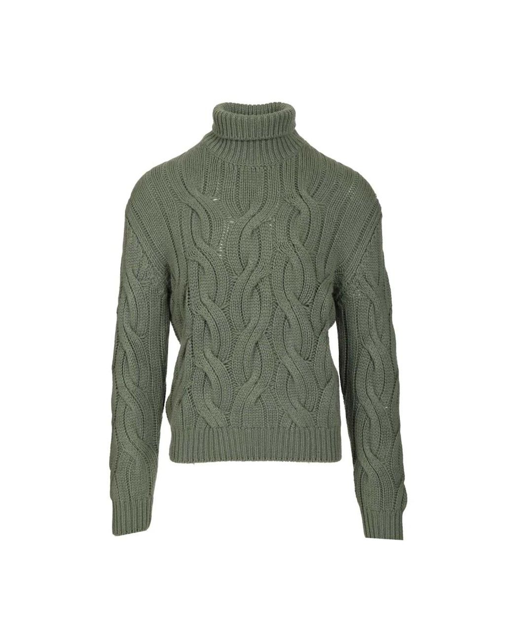 Mauro Ottaviani Green Turtlenecks for men
