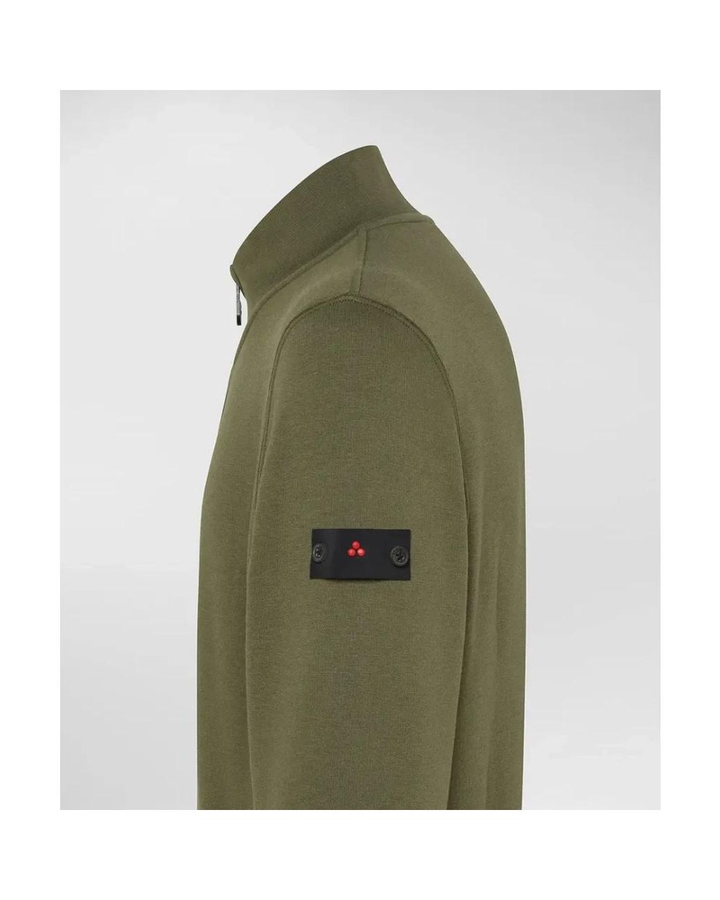 Peuterey Half Zip Ivy Sweater in het Green voor heren