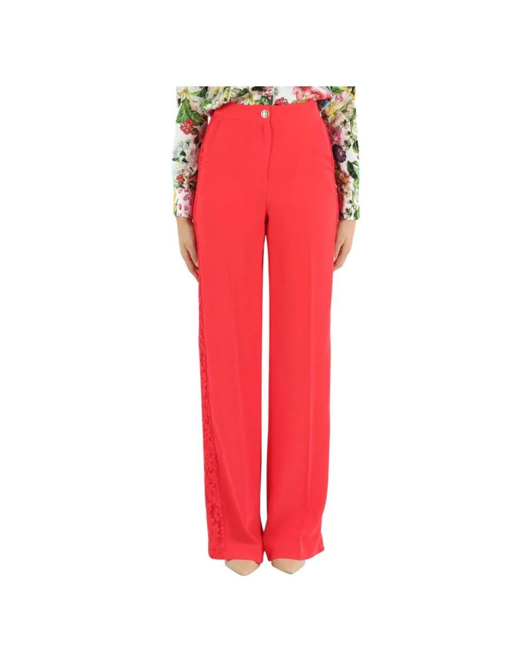 Marciano Red Wide Trousers