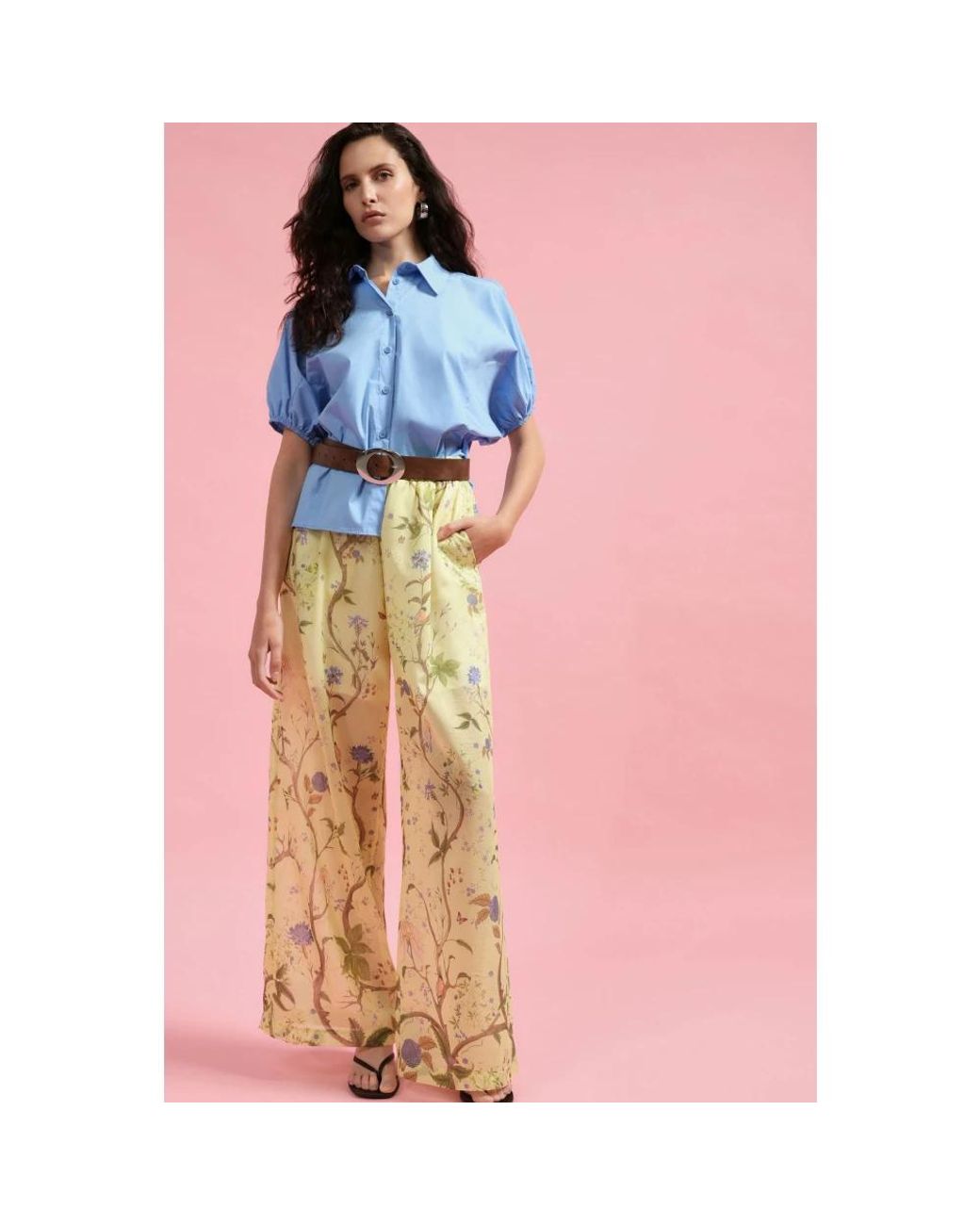 Imperial Yellow Wide Trousers
