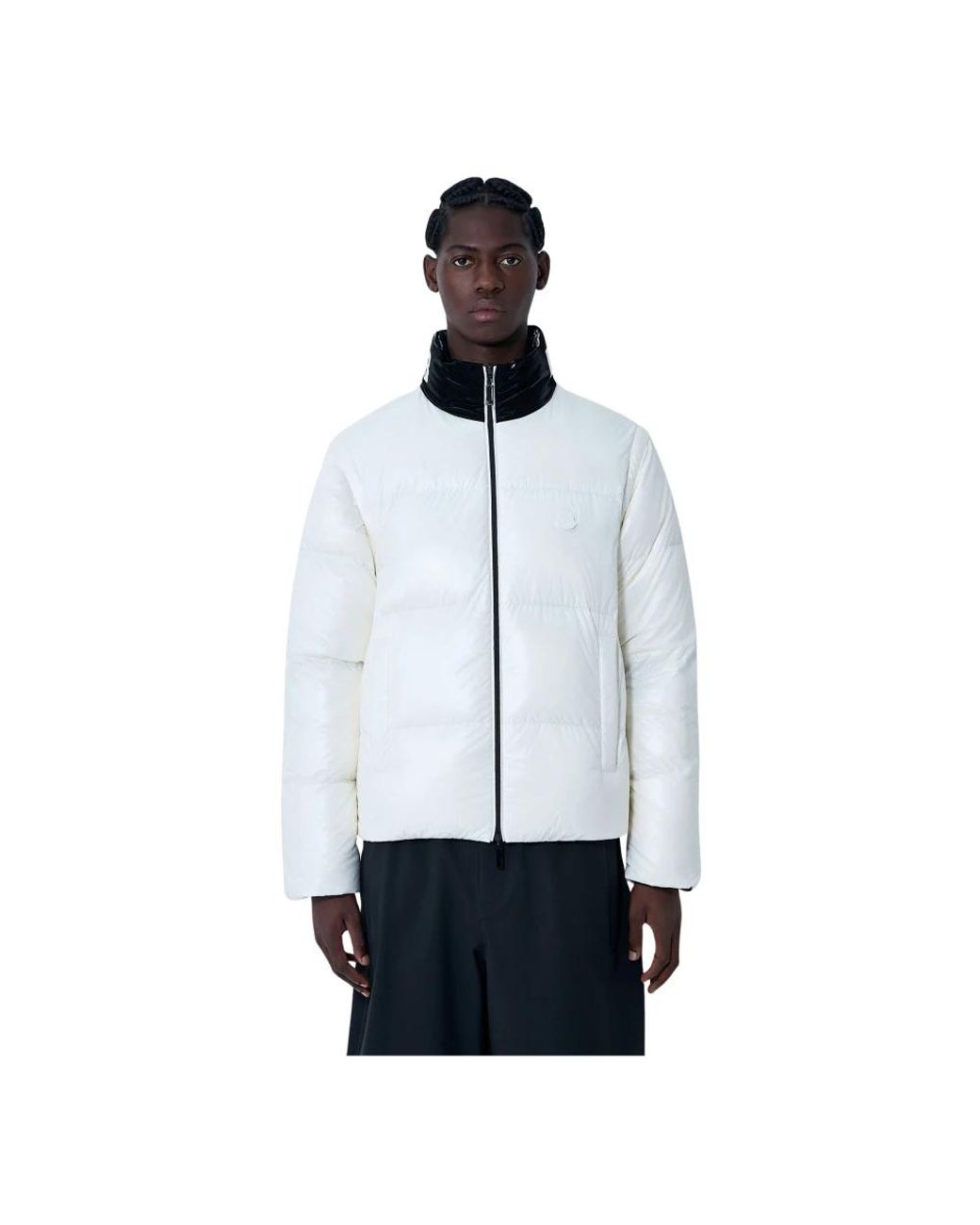 Moncler Blue Down Jackets for men