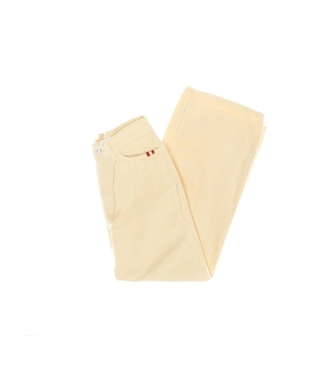 AMISH Natural Straight Trousers