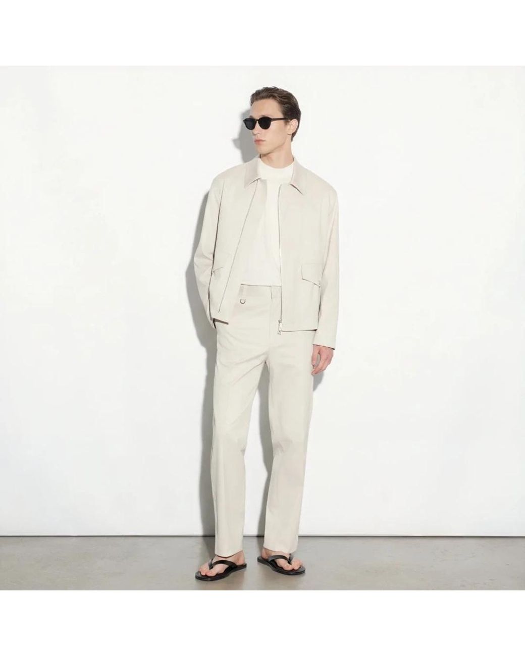 Paolo Pecora White Light Jackets for men