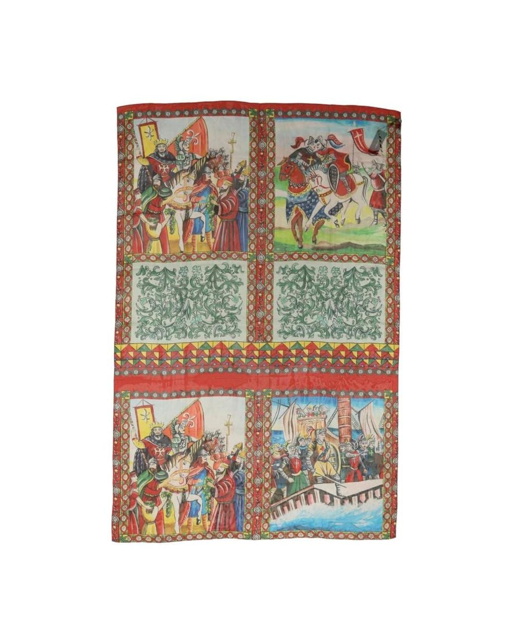 Dolce & Gabbana Red Silk Scarves