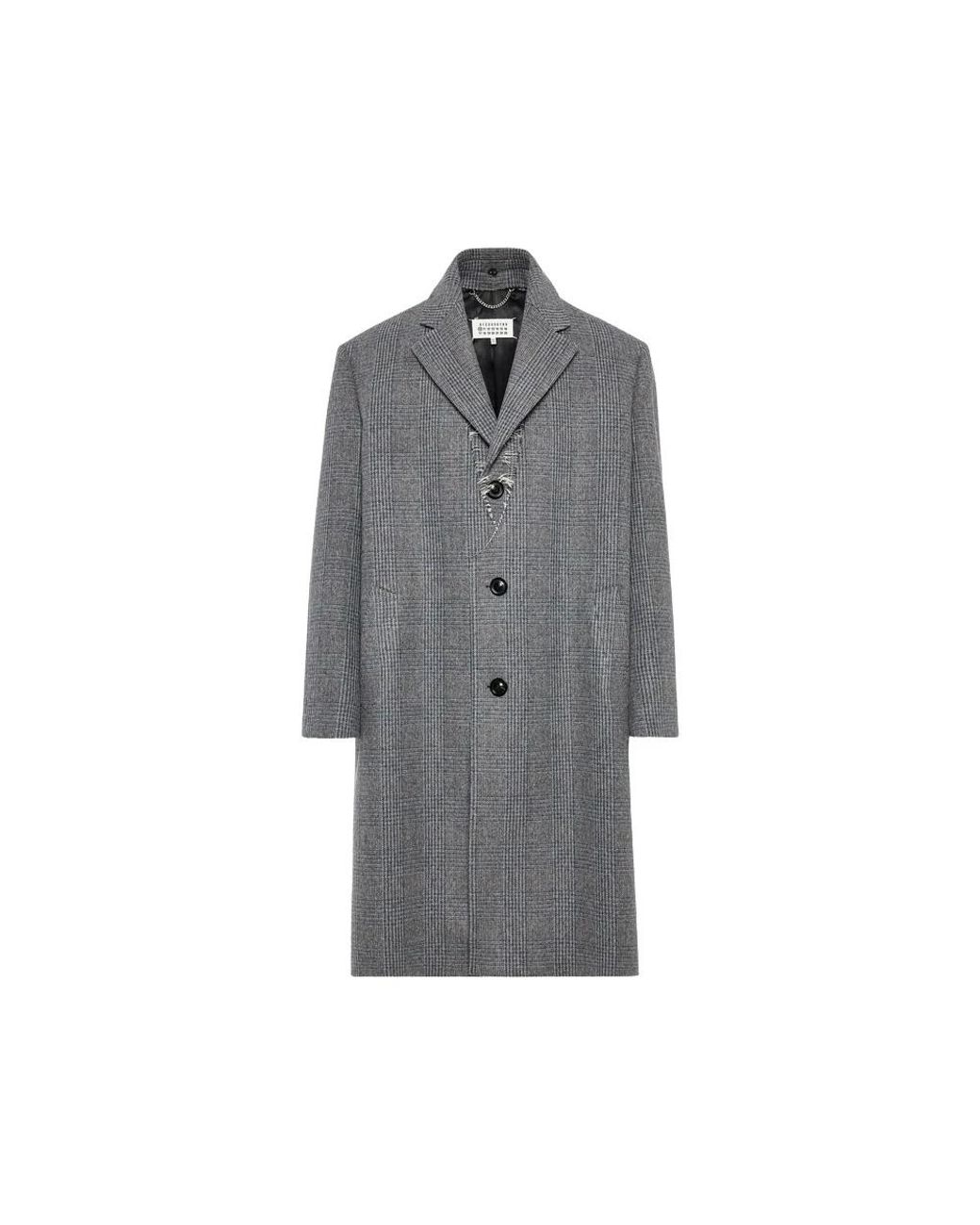 Maison Margiela Gray Single-Breasted Coats for men