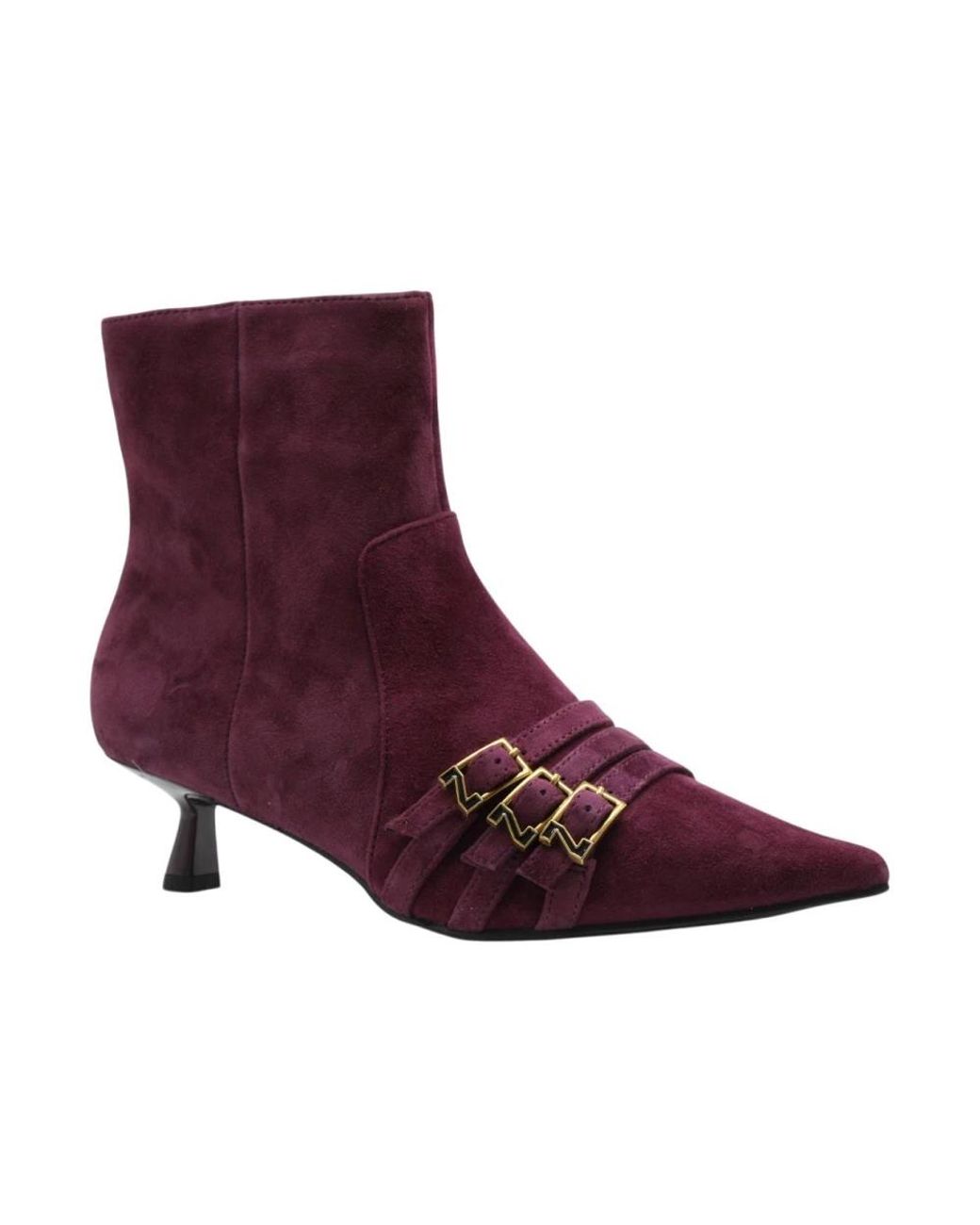Nathan-Baume Purple Heeled Boots