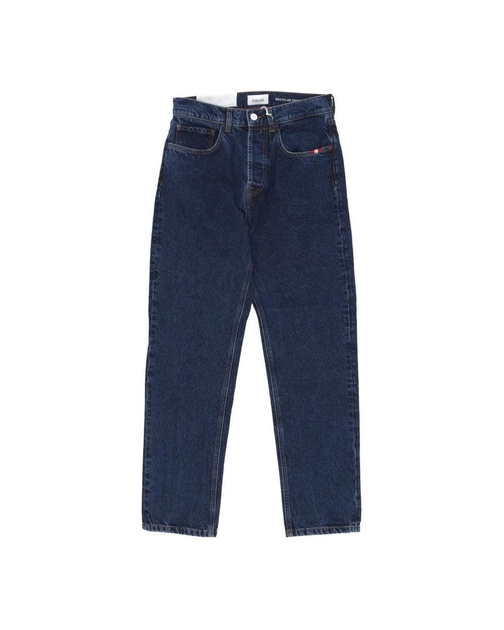 AMISH Blue Straight Fit Jeans for men