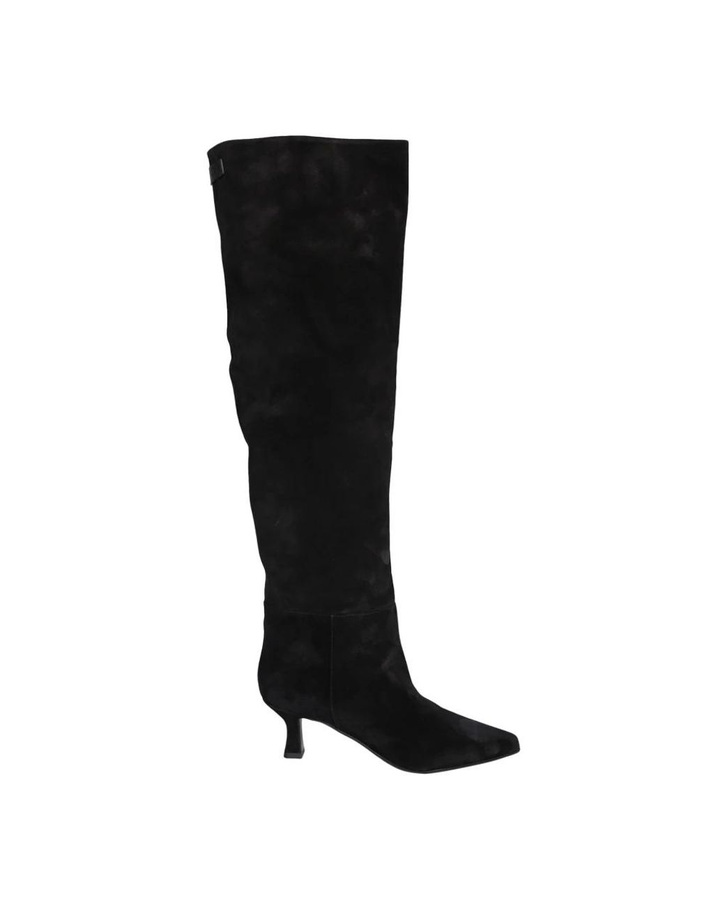 3Juin Black Heeled Boots
