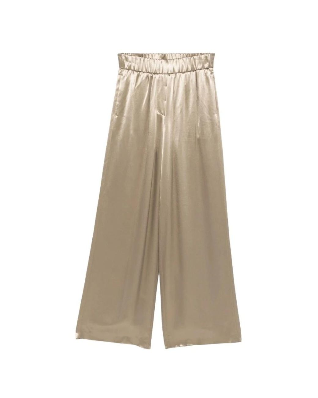 Peserico Natural Wide Trousers