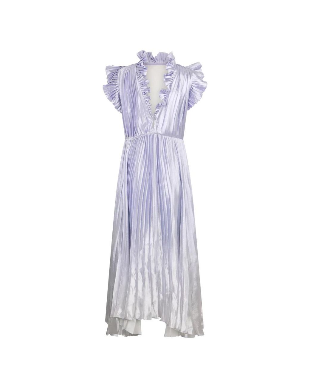 Philosophy Di Lorenzo Serafini Purple Midi Dresses