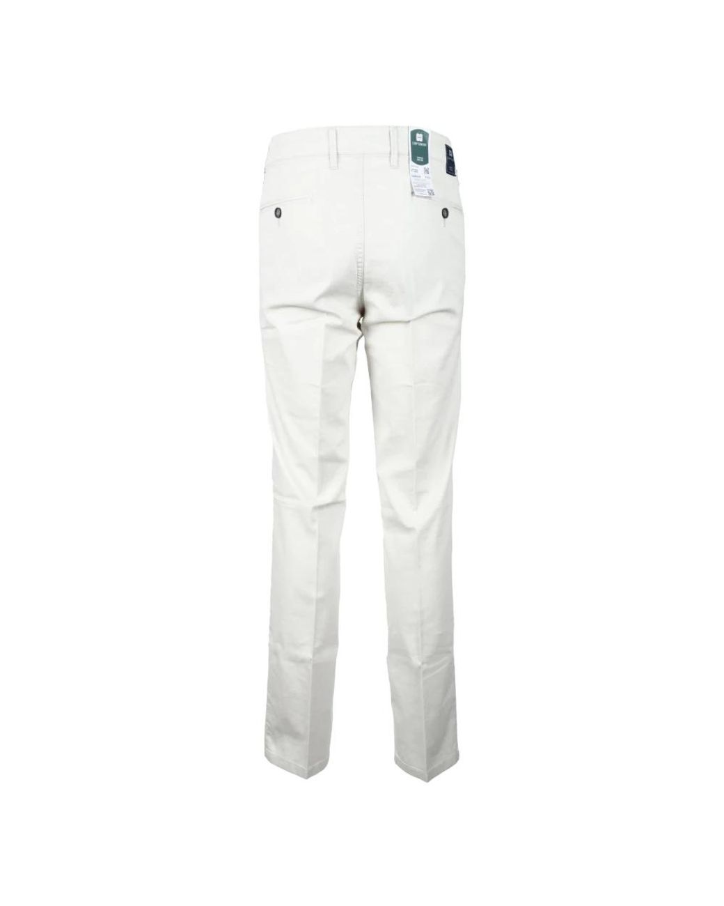 Club of Comfort White Chinos for men