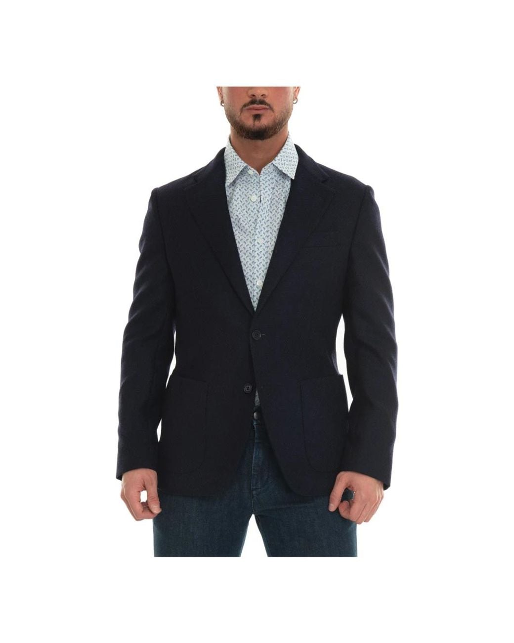 Fay Blue Blazers for men