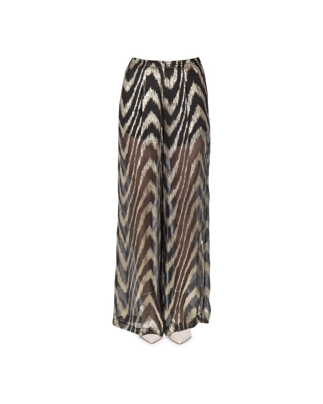 Jucca Brown Wide Trousers