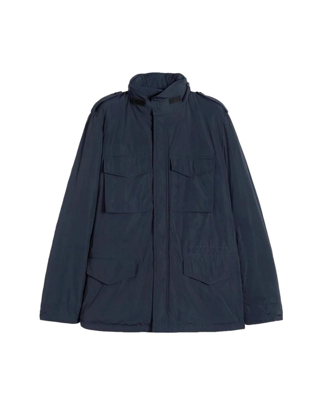 Aspesi Jassen ,Blauw ,Polyester Minifield Vento Jas in het Blue voor heren