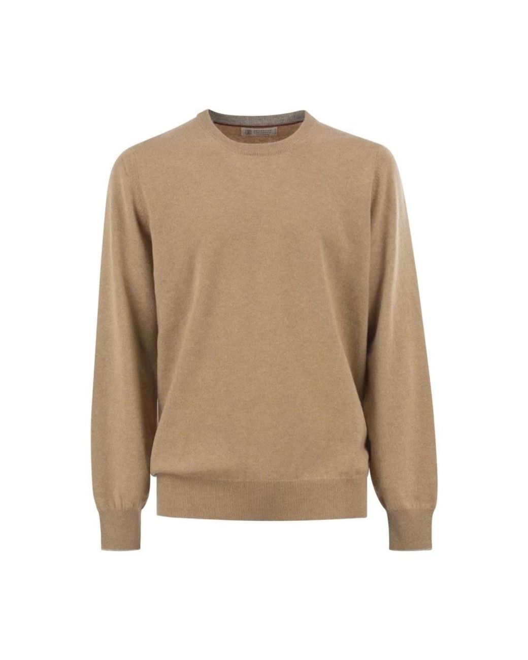 Brunello Cucinelli Brown Cashmere Knitwear for men