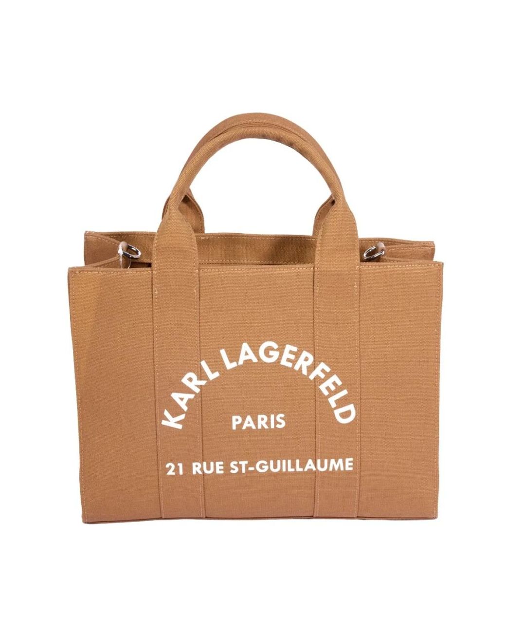 Karl Lagerfeld Brown Shopping Bags
