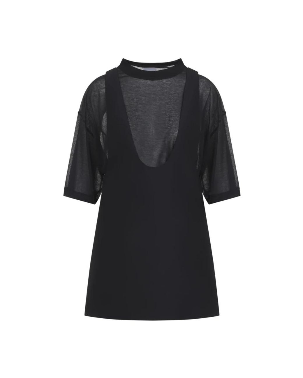 Balenciaga Black Short Dresses
