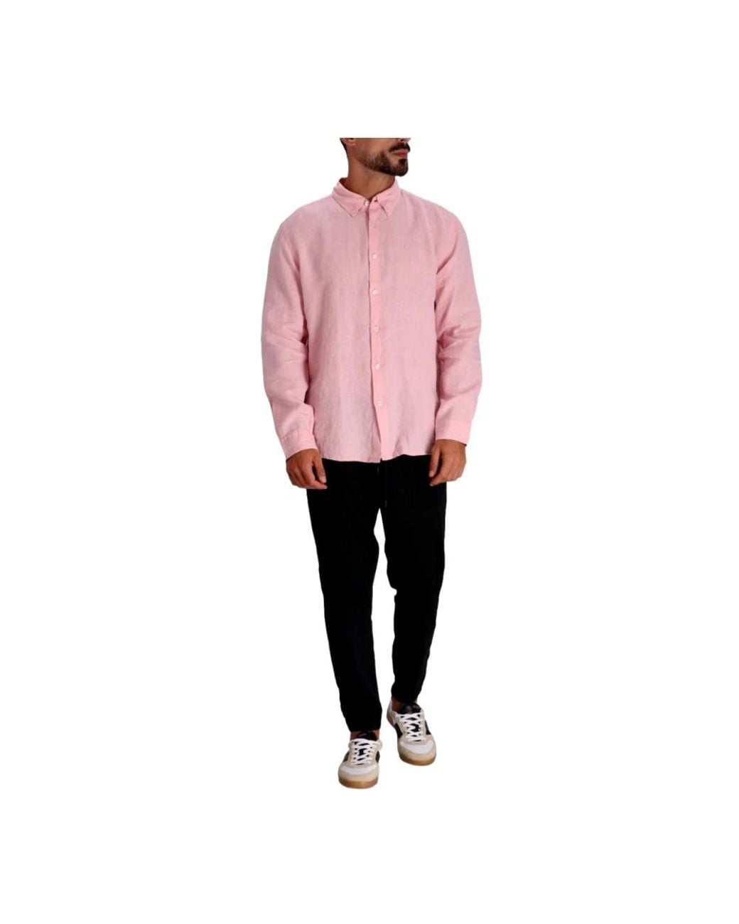 Boss Pink Casual Shirts for men