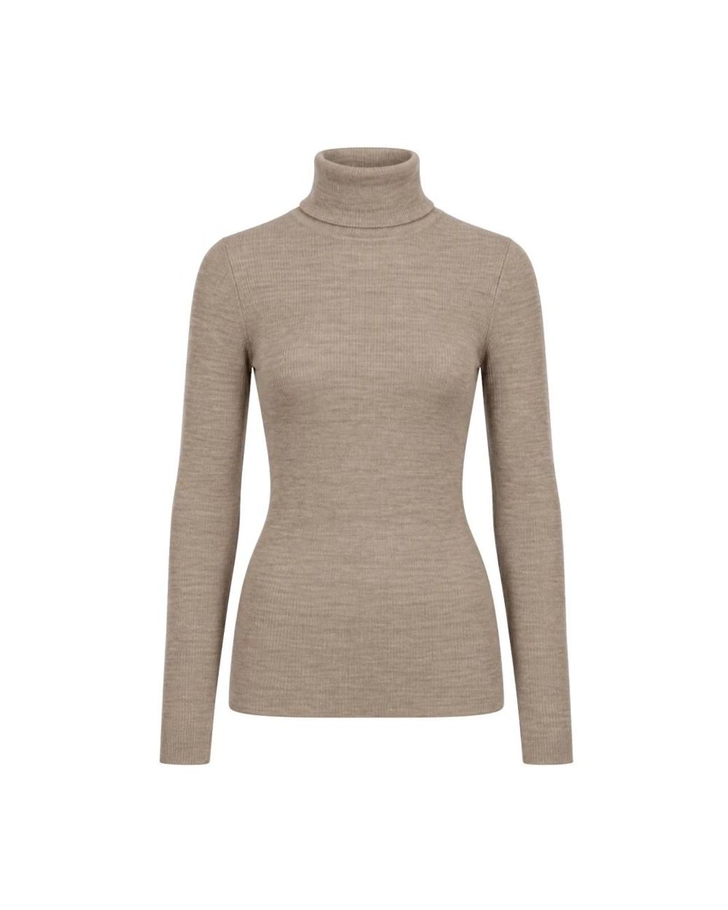 Max Mara Gray Rollkragenpullover