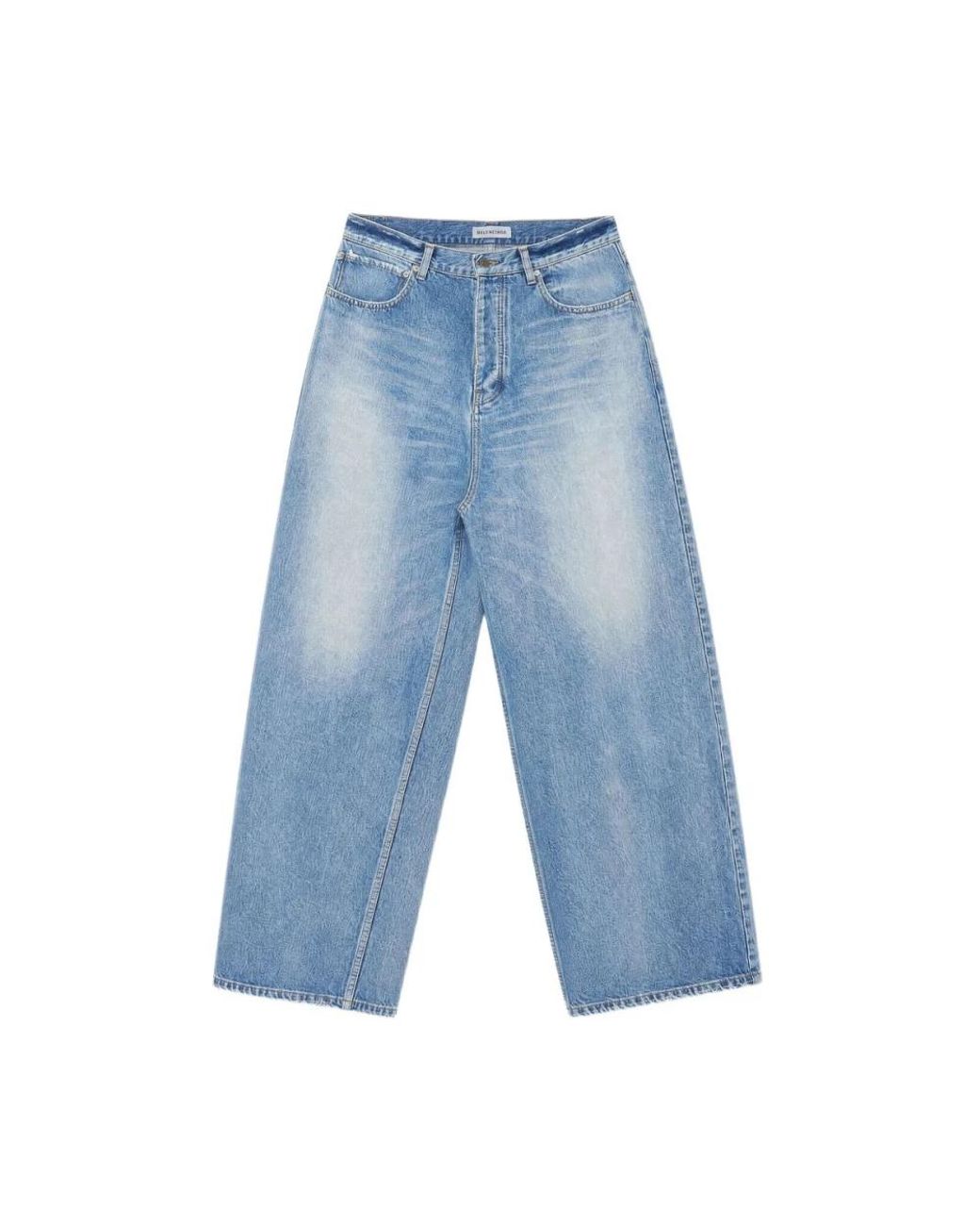 Balenciaga Blue Straight Fit Jeans for men